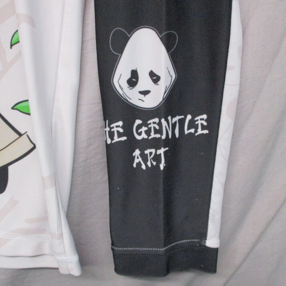 MMA Long Sleeve Panda Graphic Print Long Sleeve White Men Size | L - Picture 4 of 13